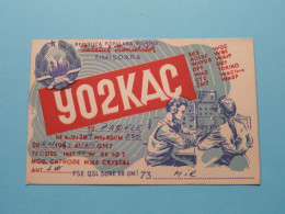 YO2KAC Romina - TIMISOARA ( See Scans - Radio / QSL ) 1963 ( See SCANS ) ! - Otros & Sin Clasificación