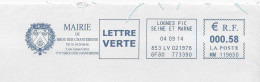 Ema Secap MM - Blason - Armoiries De La Ville De Brou Sur Chantereine - Coquillage - Enveloppe Entière - Enveloppes