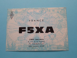 F5XA - FRANCE - CIBOT Jean-Marie Rambouillet ( Radio / QSL ) 1969 ( See SCANS ) ! - Sonstige & Ohne Zuordnung