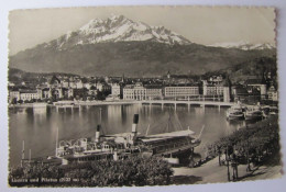 SUISSE - LUCERNE - LUZERN - Panorama Und Pilatus - 1950 - Lucerne