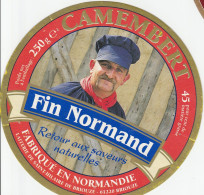 1 ETIQUETTE  CAMEMBERT FIN NORMAND  BRIOUZE  61 - Käse