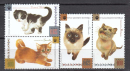Bulgaria 2013 - Small Cats, Mi-Nr. 5117/20, MNH** - Unused Stamps