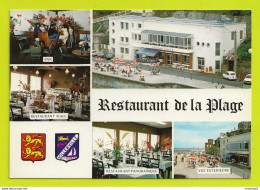 14 VILLERVILLE 5 Vues N°940 Bar Avec Orgue Brasserie Restaurant La Plage Ancien Casino Renault 4L Peugeot 504 VOIR DOS - Villerville