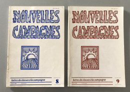 Nouvelles Campagnes N° 8 / 9 - ( Lot De 2 Revues ) - Bücherpakete