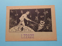 LZ2A22 - Bulgaria ( Radio / QSL ) 1963 ( See SCANS ) ! - Otros & Sin Clasificación