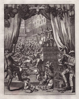 Arlequyn Actionist - Financial Crisis Wirtschaftskrise / South Sea Bubble / Aktienhandel Stock Trading / Stock - Prints & Engravings