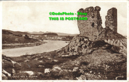 R453984 Castle Moil And Kyleakin. 2035. J. V. Photo Brown Postcards. Valentine A - Monde