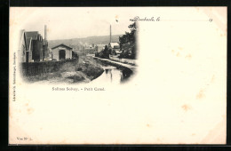 CPA Dombasle, Salines Solvay, Petit Canal  - Other & Unclassified