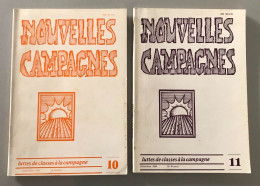 Nouvelles Campagnes N° 10 / 11 - ( Lot De 2 Revues ) - Loten Van Boeken