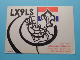 LX9LS - Letzeburger Scouten Luxembourg ( Radio / QSL ) 1968 - PAQFLE ( See SCANS ) ! - Autres & Non Classés