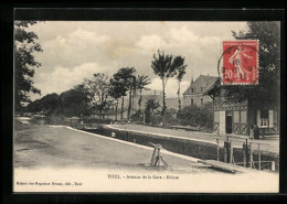 CPA Toul, Avenue De La Gare, Ecluse  - Toul