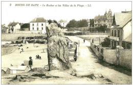 Batz-sur-Mer (Bourg De B.), Les Rochers Et Les Villas De La Plage. - Batz-sur-Mer (Bourg De B.)