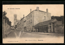 CPA Maxéville, Rue Et Eglise  - Other & Unclassified