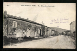 CPA Maizières-les-Toul, Rue Édouard-de-Landreville  - Toul