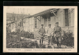 CPA Longuyon, Französische Caserne Durch Deutsches Militär Besetzt  - Longuyon
