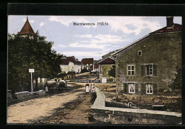CPA Bertrambois, Vue Partielle Avec L'Église, 1915 /16  - Other & Unclassified