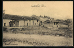 CPA Courbesseaux, Ruines  - Other & Unclassified