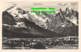 R454030 Garmisch Mit Wettersteingebirge. H. Huber. Nr. 582 - Monde