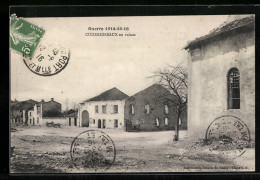 CPA Courbesseaux, Courbeeaux En Ruines, Guerre 1914-16  - Autres & Non Classés