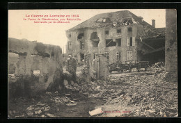 CPA Chaufontaine, La Guerre En Lorraine En 1914, La Ferme Bombardeé Par Les Allemands  - Autres & Non Classés