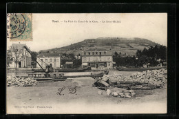 CPA Toul, Le Port Du Canal De LaGare, Le Saint-Michel  - Toul