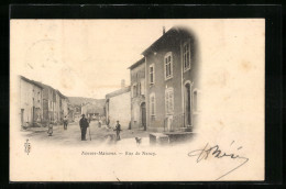 CPA Neuves-Maisons, Rue De Nancy, Vue De La Rue  - Neuves Maisons