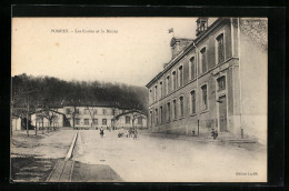 CPA Pompey, Les Ecoles Et La Mairie  - Other & Unclassified