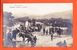 06480 / USKUB Skopje Mazedonien Turkischer Markt Ueskub 1918 Carte-Photo-Bromure Orttomar PAPSCH - Noord-Macedonië
