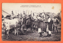 06466 / MACEDOINE ( Lisez ) Emigres Pays Envahis Femmes Macédoniennes Attelage SOUVENIR ORIENT 1914-18 - Macedonia Del Nord