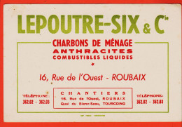 06245 / ♥️ ⭐ ◉  ROUBAIX LEPOUTRE-SIX Charbon Menage Anthracites Combustibles Chantiers R. OUEST Quai Blc-Seau TOURCOING - Elettricità & Gas