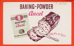 06230 / Baking-Powder ANCEL Levure Chimique Pate Fine Et Légère Cake Buvard-Blotter - Koek & Snoep