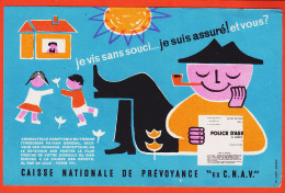 06159 / CAISSE NATIONALE De PREVOYANCE Ex C.N.A.V Assurance Je Vis Sans Souci Buvard Blotter - Banque & Assurance