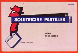 06151 / SOLUTRICINE Pastilles Soins De La Gorge Goût Agréable V-P 25-P-36561 Buvard-Blotter - Droguerías