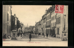 CPA Lunéville, Rue Carnot, Vue De La Rue  - Other & Unclassified