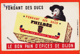 06186 / Fondant Des Ducs PHILBEE Le Bon Pain D'Epices De DIJON (21) Buvard-Blotter EFGE VALENCIENNES 59-Nord  - Gingerbread