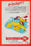 06224 / NANTES (44) Biscuits BN PLUTO N°5 Un Bon Conseil Série Timbre Journal MICKEY WALT-DISNEY Buvard Blotter - Dulces & Biscochos