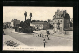 CPA Lunéville, Rond-Point De La Gare  - Altri & Non Classificati