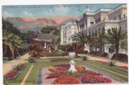 Menton - Les Jardins Et Le Casino - Menton