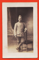 06112 / Carte-Photo Guerre 1914-18 Oncle JULES Poilu Du 112e Régiment Soldat Militaire Photo Studio CpaWW1 - Régiments