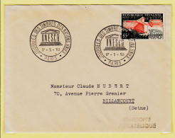 06027 / UNESCO Journée Des Timbres Des NATIONS-UNIES PARIS 17 Mai 1959 à Claude HUBERT Boulogne-Billancourt - Commemorative Postmarks