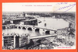 06261 / ⭐ ◉ 31-TOULOUSE Vue Générale Sur La GARONNE 1916 à BOUTET Mercerie Port-Vendres LABOUCHE 1 - Toulouse