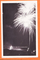 06399 / Carte-Photo LAVRIO Λαύριο Grèce ? Le Feu D' Artifice 29 Mai 19?? 1930s  - Grèce