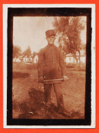 06118 / Militaria 1940s Sergent à La BAGUETTE Et CIGARETTE (Fier De L'être) Sous-Officier Infanterie Photographie 9x12  - War, Military