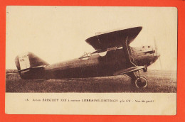 06123 / Peu Commun Avion BREGUET XIX B2 Bombardier Biplan 2 Places Moteur LORRAINE-DIETRICH 450 CV Vue Profil Cpavion - 1919-1938: Interbellum
