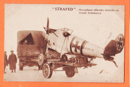 06113 / ♥️ ⭐ ◉  STRAFED Aeroplano Allemao Abatido Frente BRITANNICA German Aeroplane Brought Down BRITISH FRONT - 1939-1945: 2de Wereldoorlog
