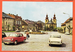 06343 / VAMBERK Tchéquie HUSOVO Namesti Square Stadplatz Automobiles Pays Est 1960s Foto Josef HANUS  - Czech Republic