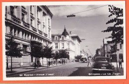 06475 / ⭐ (•◡•) BOURGASS Bulgarie La Rue Du 1er MAI Et Place Rouge Autobus Automobile 1960s Photo-Bromure - Bulgarie