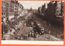 06342 / PRAHA Vaclavske Namesti Prague 1950s Photo-Bromure ORBIS  - Tchéquie