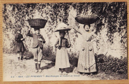 06322 / ♥️ ⭐ ◉  Les PYRENEES Blanchisseuses Se Rendant Au Travail Lavandières Porteuse De Tête 1910s C.C 1004 - Other & Unclassified