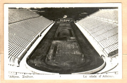 06367 / ATHENES Stade ATHEN Stadium Athens 08.02.1934 à Henri BOUTJE Rue PAGE Brussels Carte-Photo-Bromure Griekenland - Greece